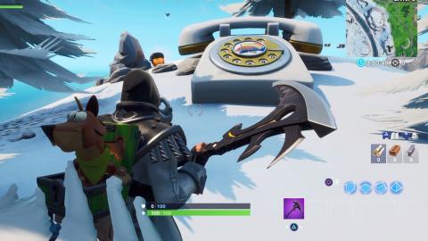 Visit a huge phone, a very large piano and a giant fish trophy in Fortnite