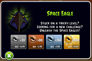 Espace Mighty Eagle/Angry Birds