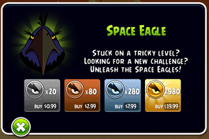 Mighty Eagle / Angry Birds Space