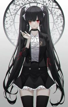 Anime Girl Black Hair