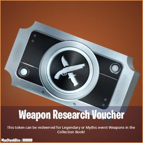 Research and plans to make weapons in Fortnite Save the World