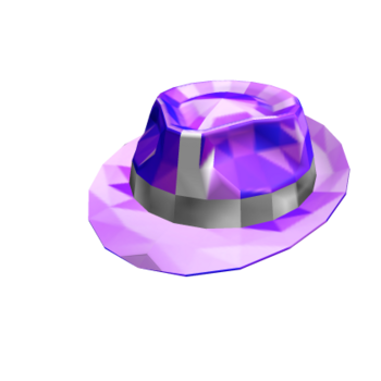 Sombrero Fedora Purple Sparkle Time