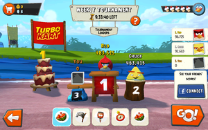 Tournoi hebdomadaire (Angry Birds Go!)