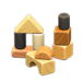Conjunto de blocos de madeira (novos horizontes)