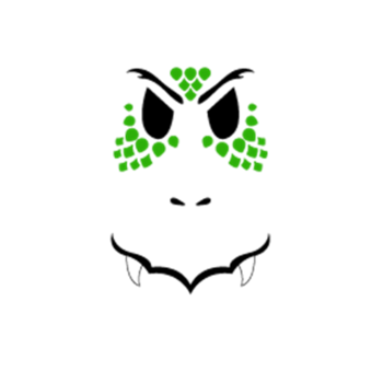 Cara de dragón verde definitivo