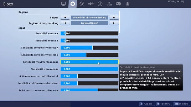 Comment jouer à Fortnite avec la souris et le clavier