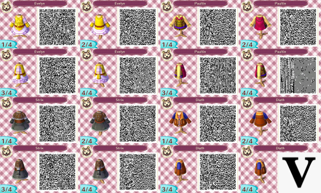 Lista de roupas (New Leaf)