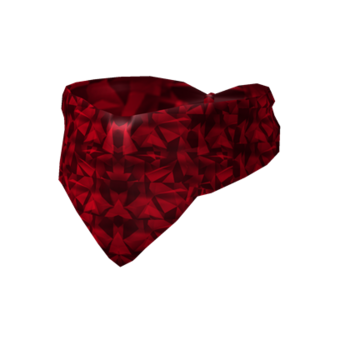 Bandana Red Sparkle Time