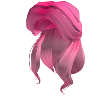 Cabelo estético de chiclete rosa