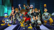 Kingdom Hearts sonho queda distância HD