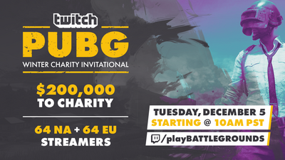 Twitch PUBG Winter Charity Invitational 2017 / Equipes