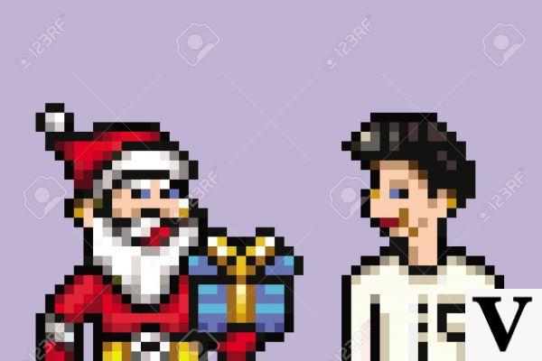 Papai Noel de 8 bits