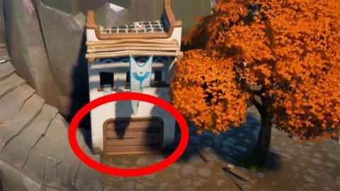 Where to find the gold figurines near the Spire in Fortnite season 6 - week 1 locations