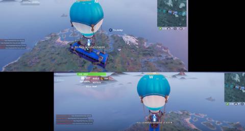 How to play split screen in Fortnite Chapter 2, limitations, what is shared, what you cannot do ...